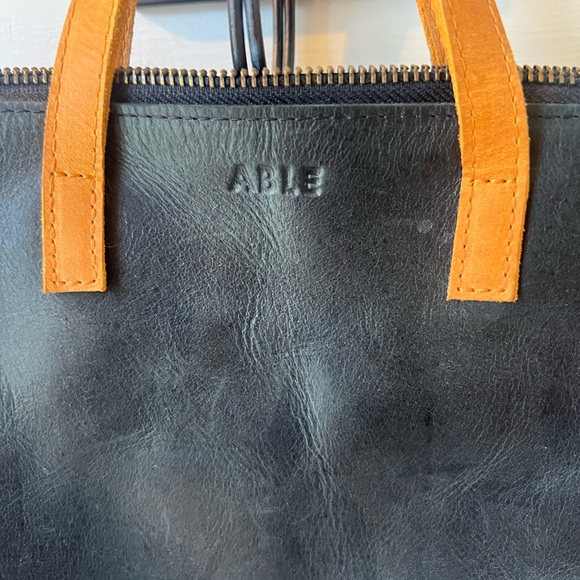 Able Black and Tan Crossbody Bag - Picture 2 of 3